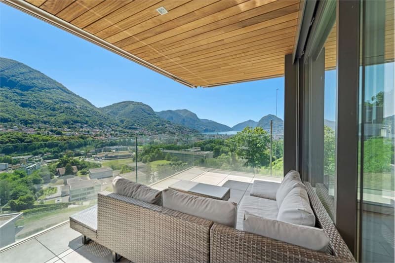 Appartamento 3.5 Locali ad angolo con vista Lago e giardino (10)