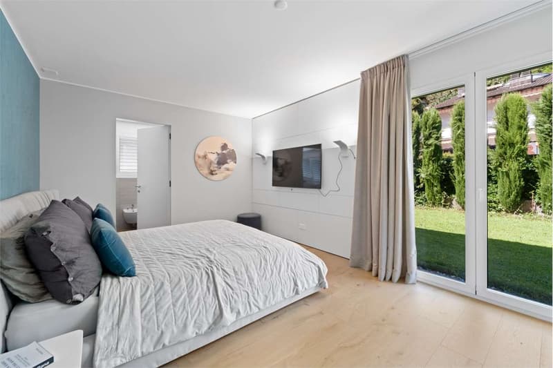 Appartamento 3.5 Locali ad angolo con vista Lago e giardino (13)