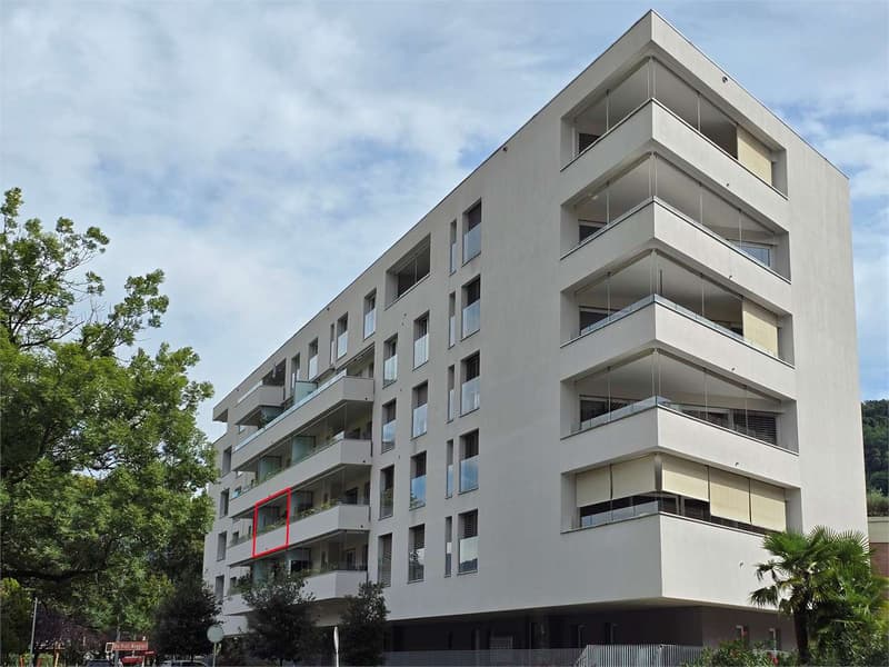 Moderno 2.5 locali con terrazza - Residenza Minergie ad Agno (12)