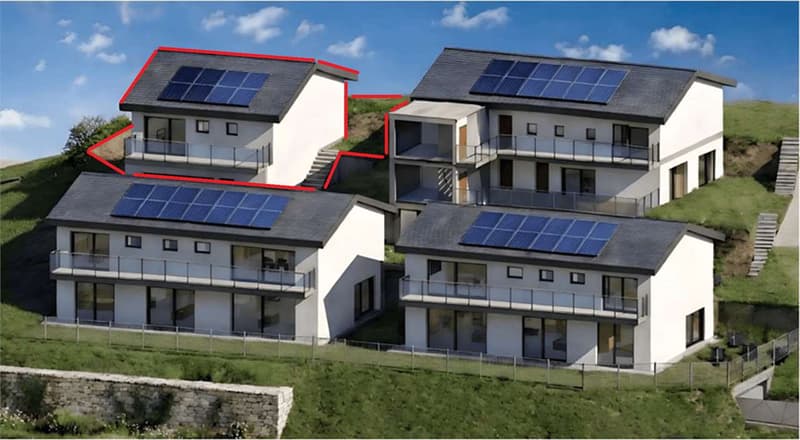 Nuova villetta unifamiliare con terrazza, giardino e autorimessa (3)