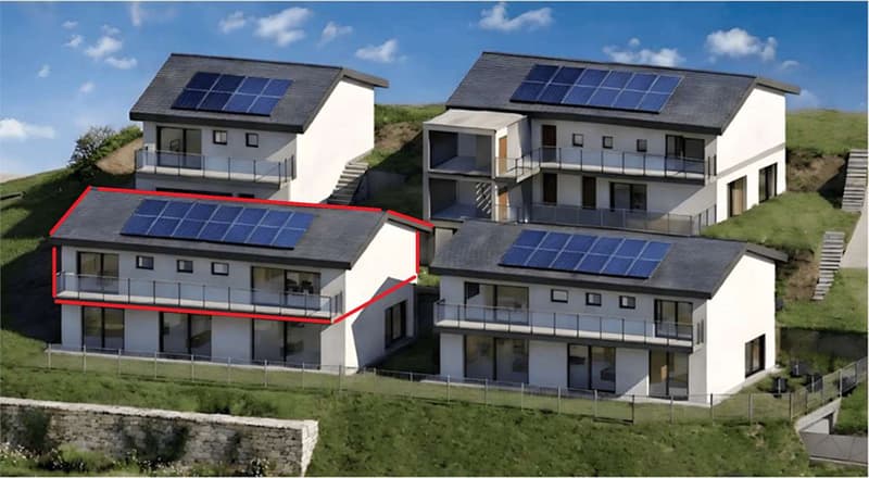 Prestigioso 4.5 locali con terrazza panoramica e vista sulla valle (1)