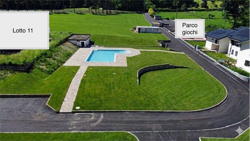 Nuovo trilocale con giardino privato, piscina 150mq e box 50mq (4)
