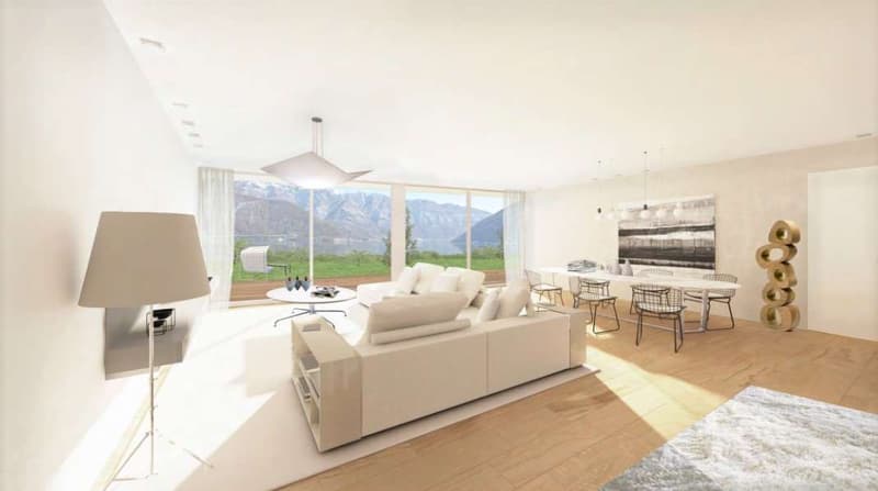 Magnifica villa moderna direttamente a lago da personalizzare (8)
