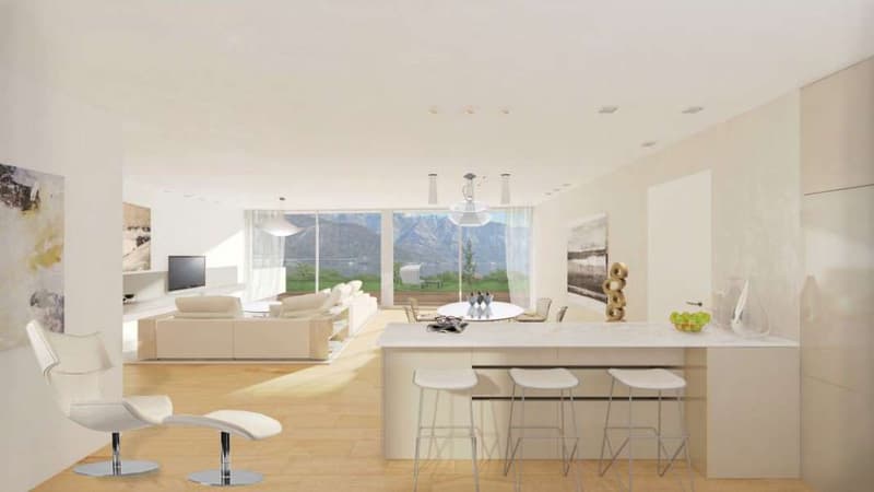 Magnifica villa moderna direttamente a lago da personalizzare (7)