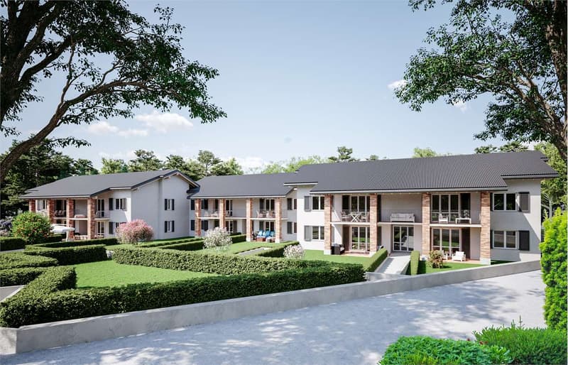 Nuova villa di testa libera su 3 lati con vista piscina - Residenza Pa (13)