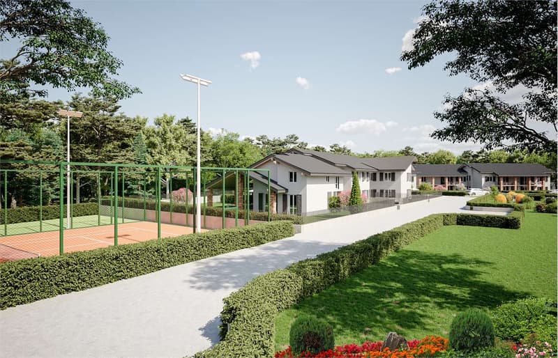 Nuova villa di testa libera su 3 lati con vista piscina - Residenza Pa (12)
