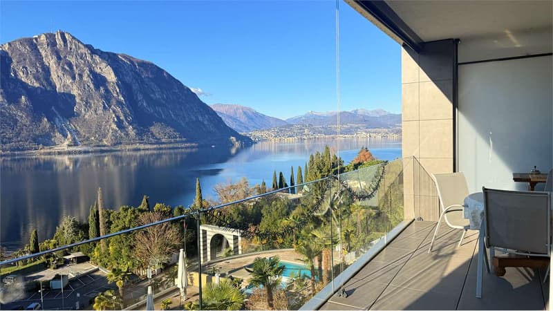 Esclusivo 3.5 locali con ampia terrazza e vista lago (2)