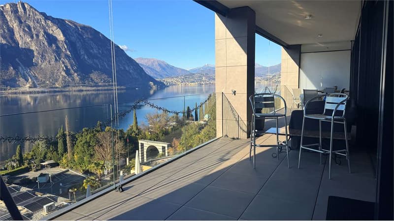 Esclusivo 3.5 locali con ampia terrazza e vista lago (1)