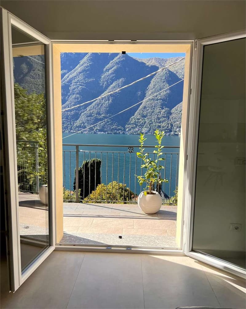 Affitto transitorio vista lago: elegante trilocale con terrazzo (Ottob (12)
