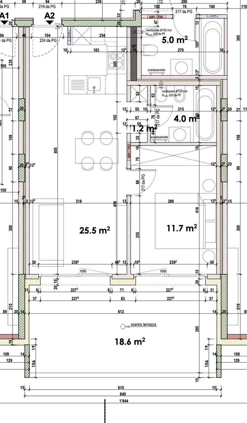 Luminoso appartamento 2,5 con ampio terrazzo (5)