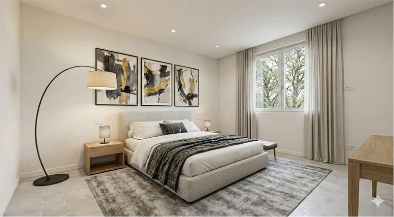 Nuovo e ampio trilocale con con grande terrazzo in residenza con Pisci (11)