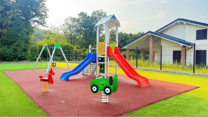 Ampio trilocale con Giardino in Residenza con Piscina e Parco Giochi (7)