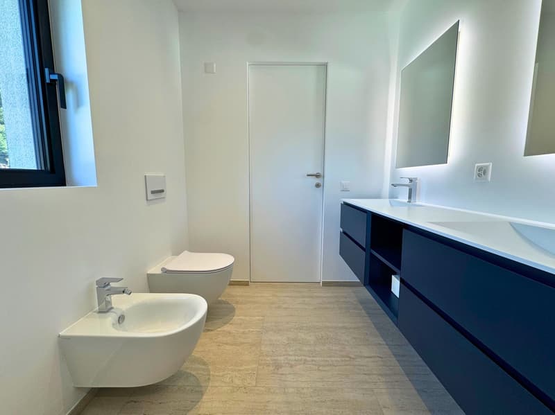 Elegante 4.5 locali al primo piano con terrazza e parziale vista lago (11)