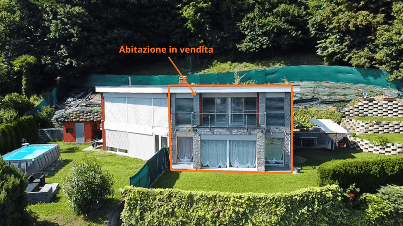 Abitazione con vista lago panoramica a Ponte Tresa (1)