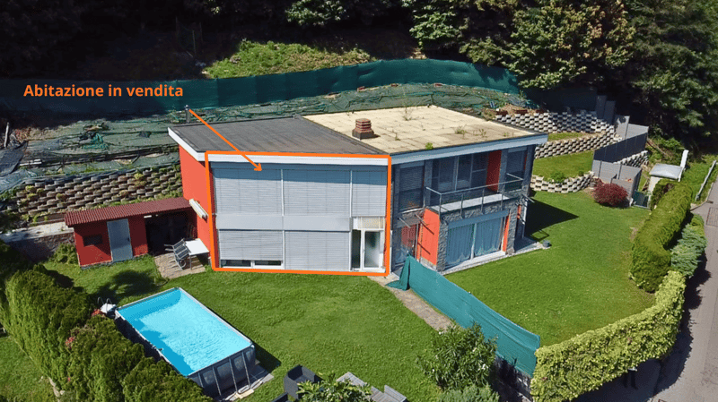 Duplex indipendente con vista lago a Ponte Tresa (1)