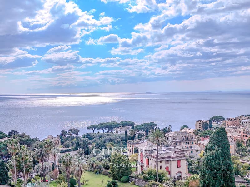 Edles Appartement in Villa mit Infinity-Pool, Garten und Meerblick ? Genua (6)