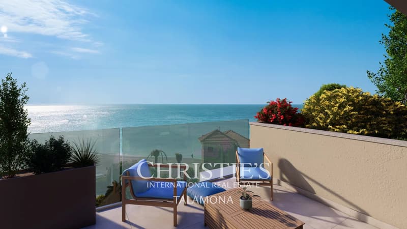 Penthouse mit Meerblick, 30 Meter vom Strand ? Borgio Verezzi (2)