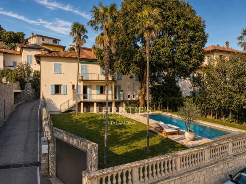 Elegante Wohnung mit Seeblick-Portikus und Privatgarten in Arolo, Lago Maggiore (1)
