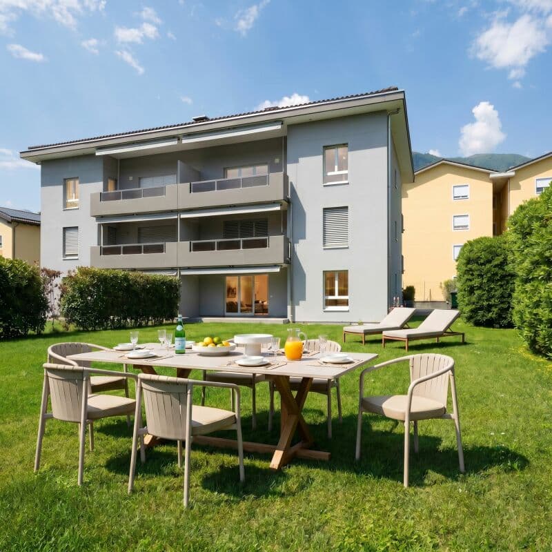 Ascona - Elegante appartamento con ampio giardino privato e camino / Ascona - Elegante Wohnung mit grosszügigem Privatgarten und Cheminée (11)