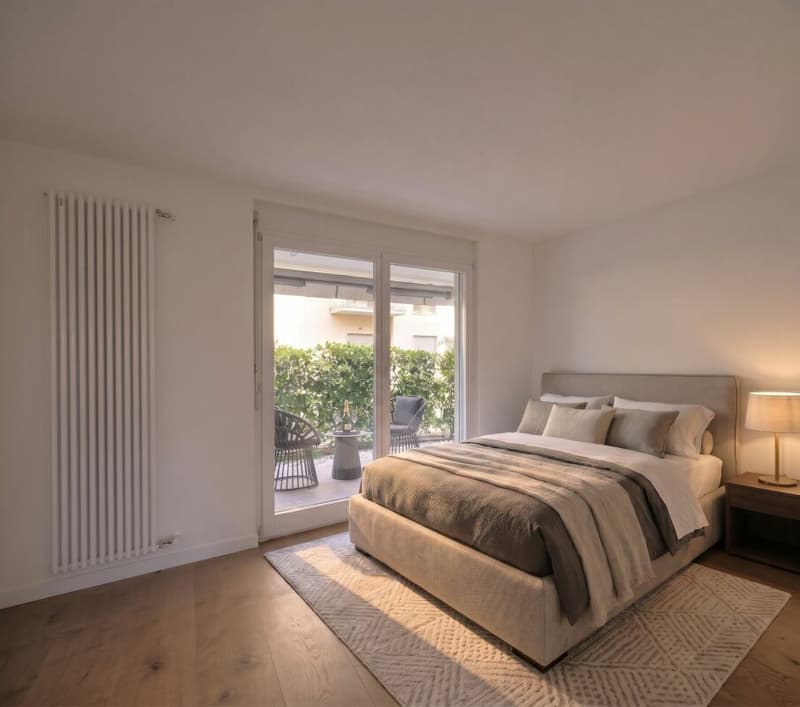 Ascona - Elegante appartamento con ampio giardino privato e camino / Ascona - Elegante Wohnung mit grosszügigem Privatgarten und Cheminée (9)