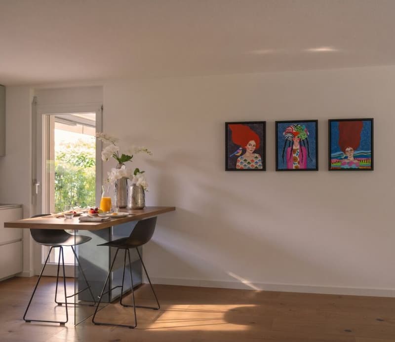 Frühstücksbereich mit Terrassenzugang / Zona colazione con accesso alla terrazza