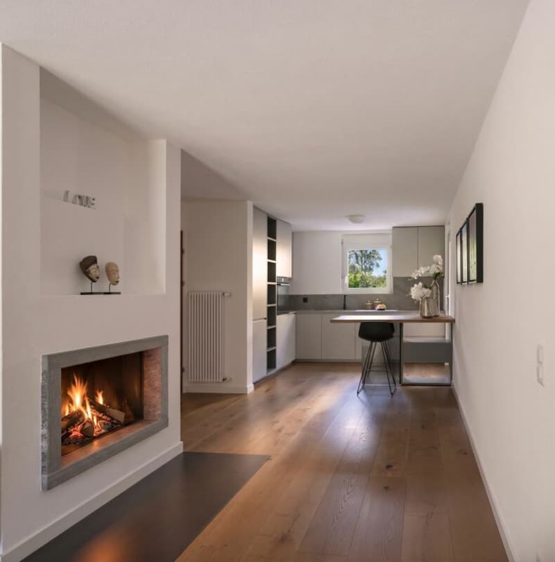 Küche mit Kamin / Cucina con camino