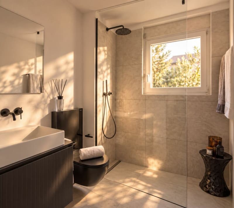 Bagno Padronale Moderno/Modernes Masterbad