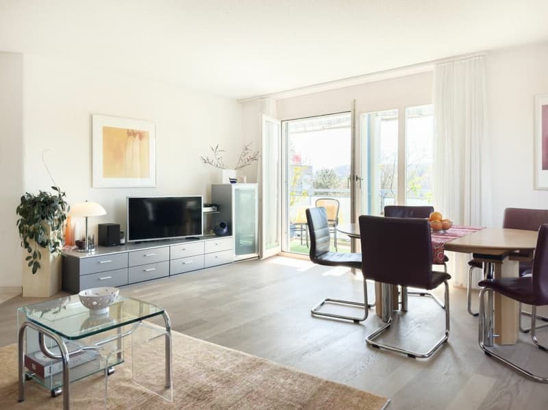 Wohnen in Aare-Nähe: Sonnige 2.5-Zimmerwohnung mit Balkon und Weitsicht (3)