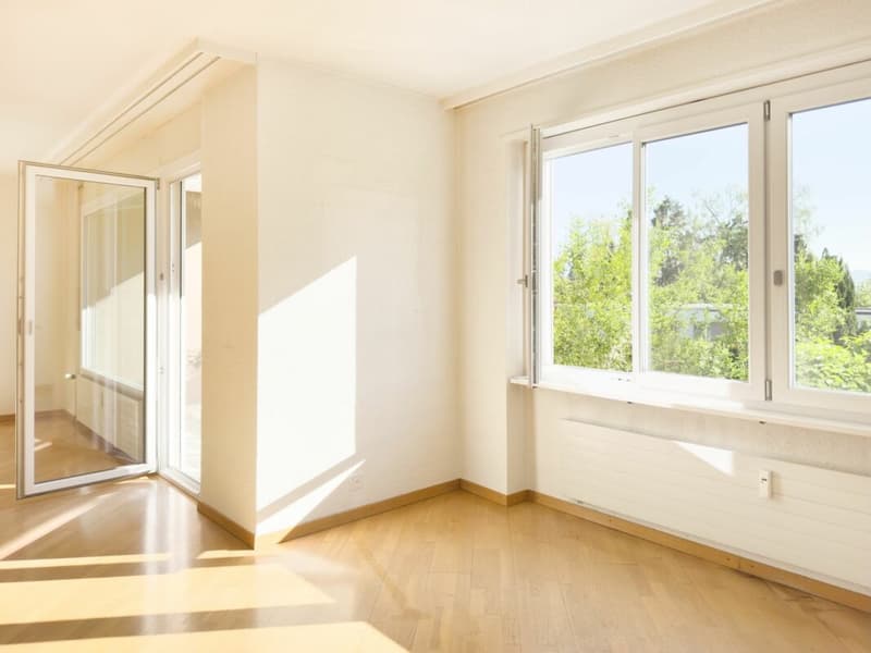 Sonnige 3.5-Zimmer-Eigentumswohnung 80 m² mit Balkon, 19 m² Bastelraum/Studio und Einstellhallenplatz (2)