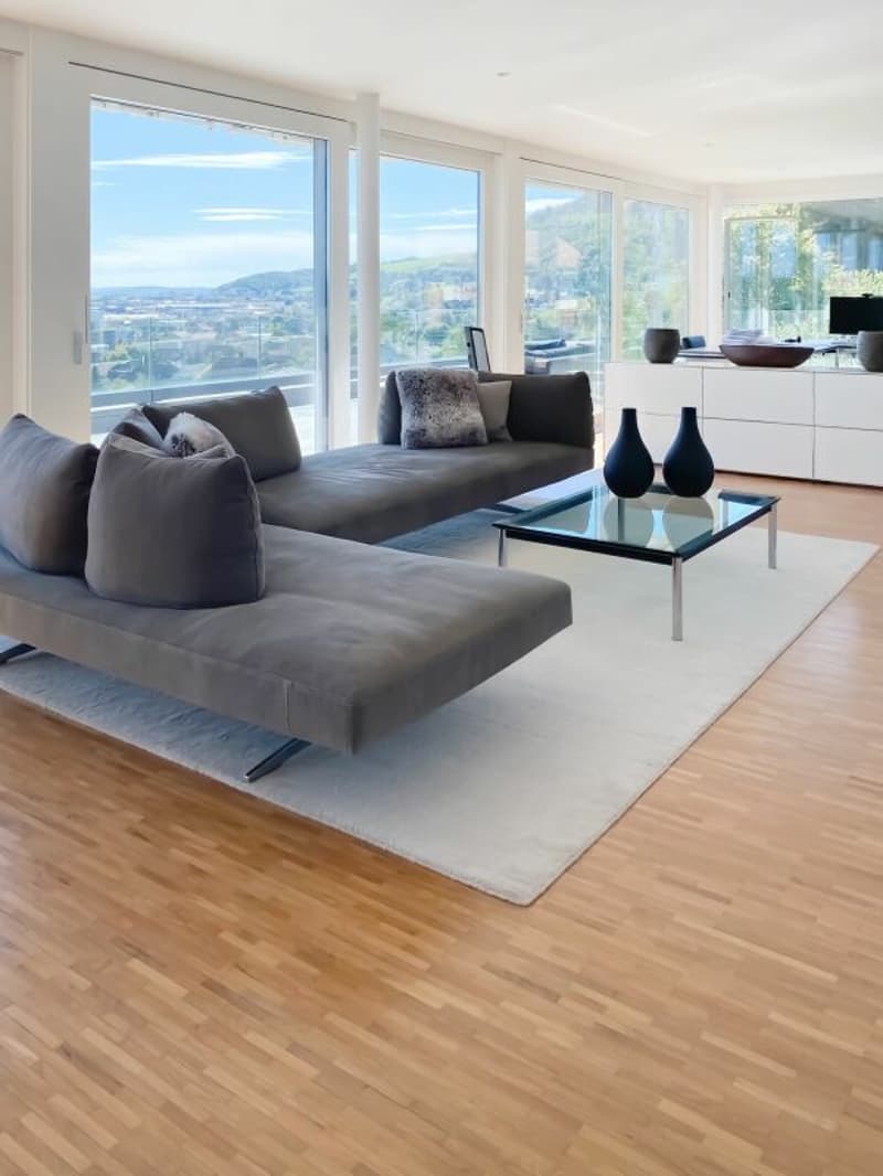 Erstklassige 4.5-Zimmer-Attikawohnung mit 2-Zimmer-Einliegerwohnung und Doppelgarage an spektakulärer Aussichtslage (8)
