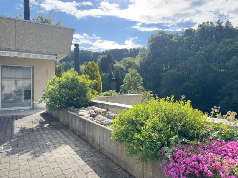 Grosszügiges und bequemes Wohnen auf einer Ebene an sonniger und unverbaubarer Aussichtslage in Utzigen (18)