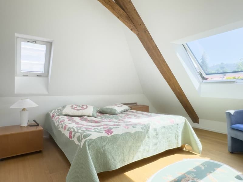 Exklusive Loftwohnung mit sonnigen Aussenräumen, unverbaubarer Aussicht, XXL-Garage und gedecktem Aussenparkplatz (12)