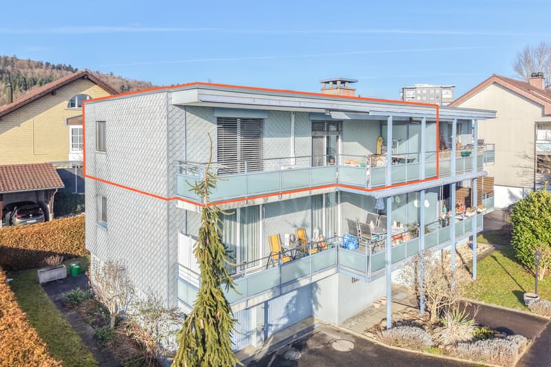 Charmante 3-Zimmerwohnung nahe Dorfzentrum in Worben (1)