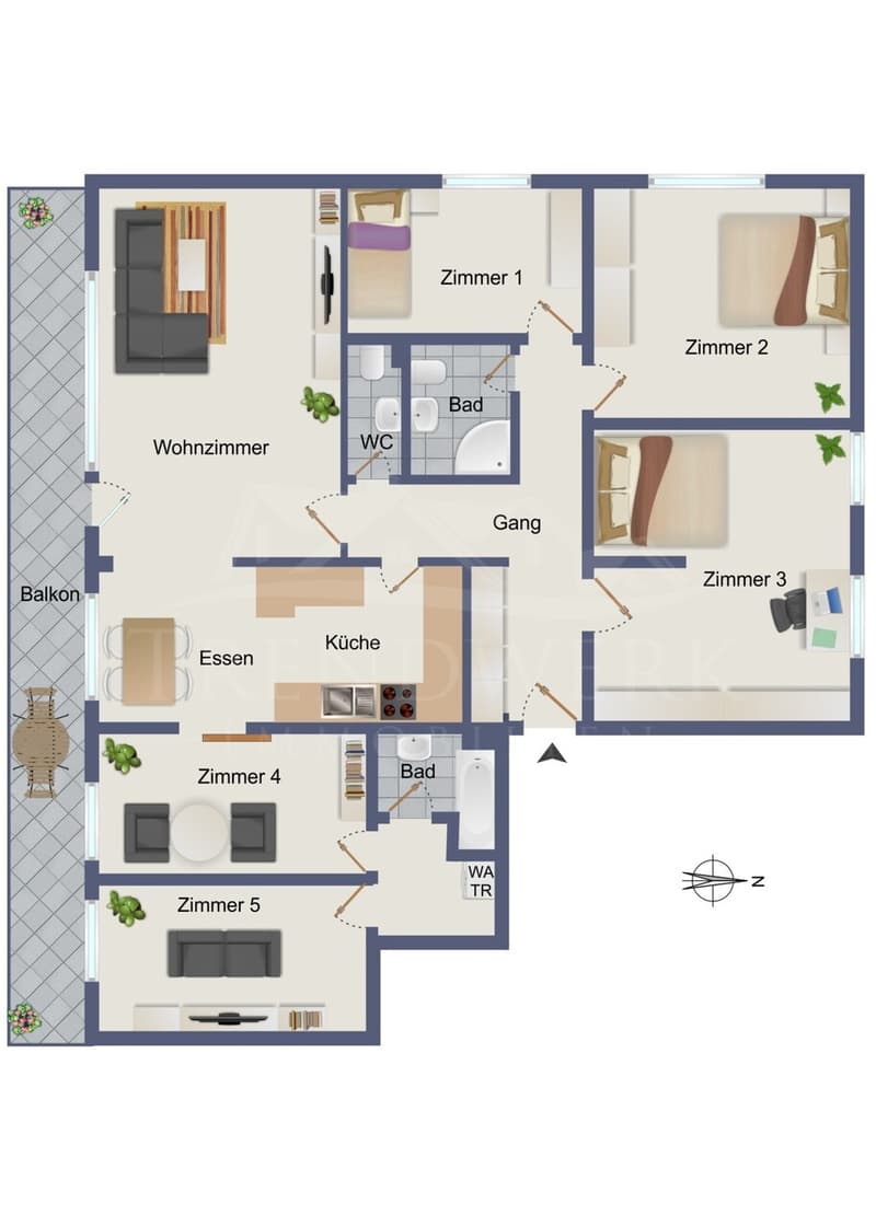Grundrissplan