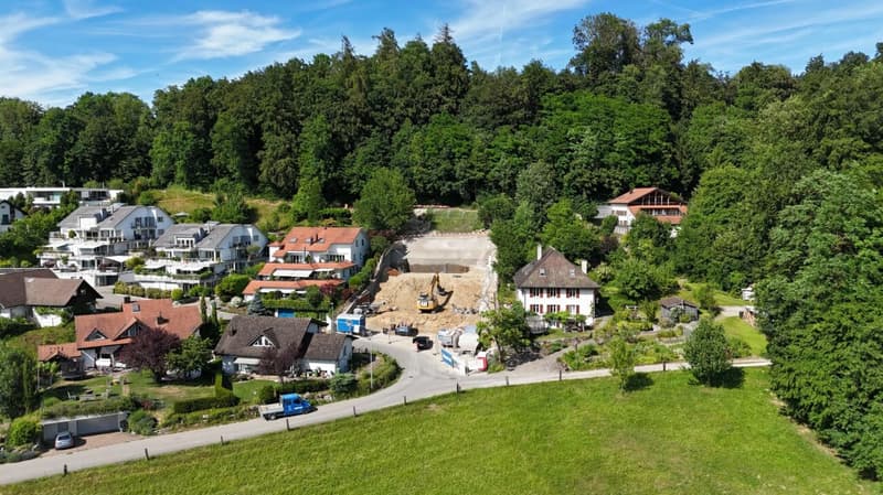 BAUFORTSCHRITT: HANGSICHERUNG VOLLENDET - BELLA VISTA.CH NIMMT FORM AN (2)