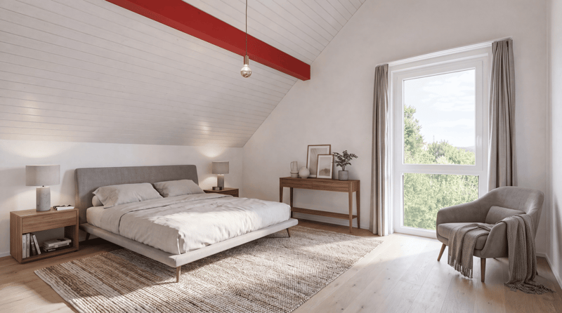 En exclusivité - Spacieux et lumineux duplex récent de 3.5 pièces avec vue partielle sur le lac (6)