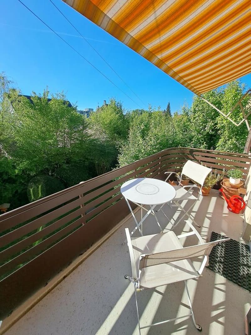 Balkon Aussicht