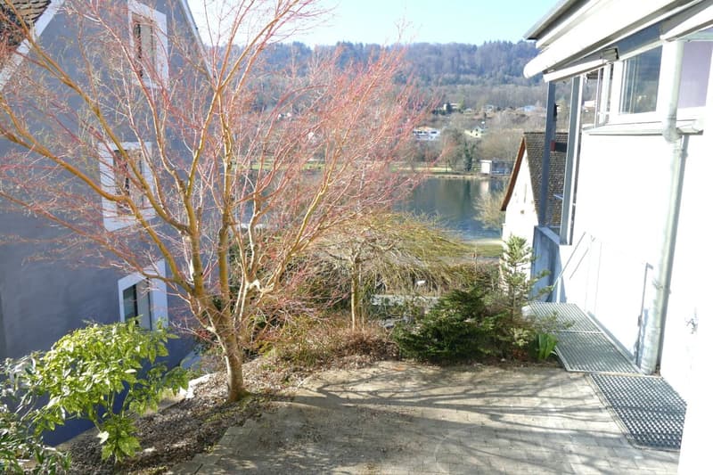 Gartensitzplatz mit Aussicht