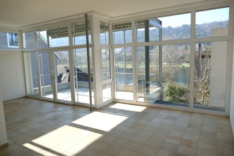 Wohnzimmer mit Ausblick