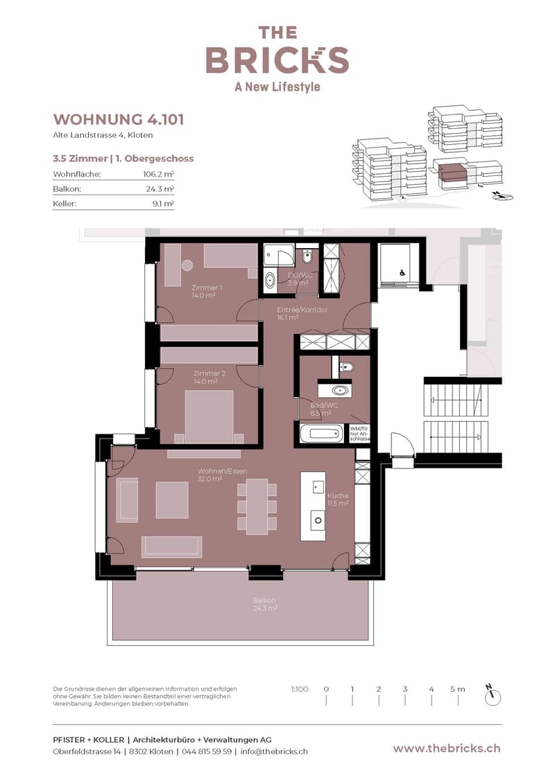 Grundriss Typ 1