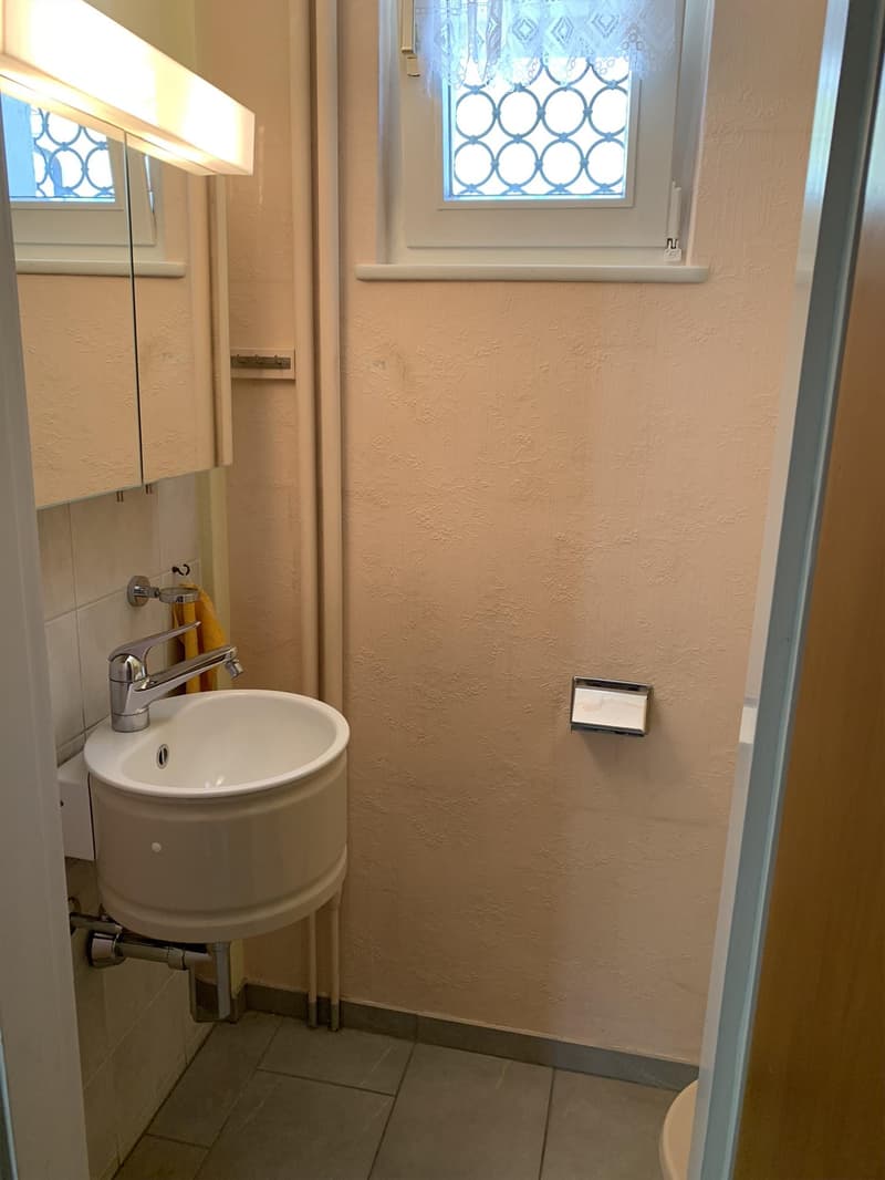 Separates WC im Erdgeschoss