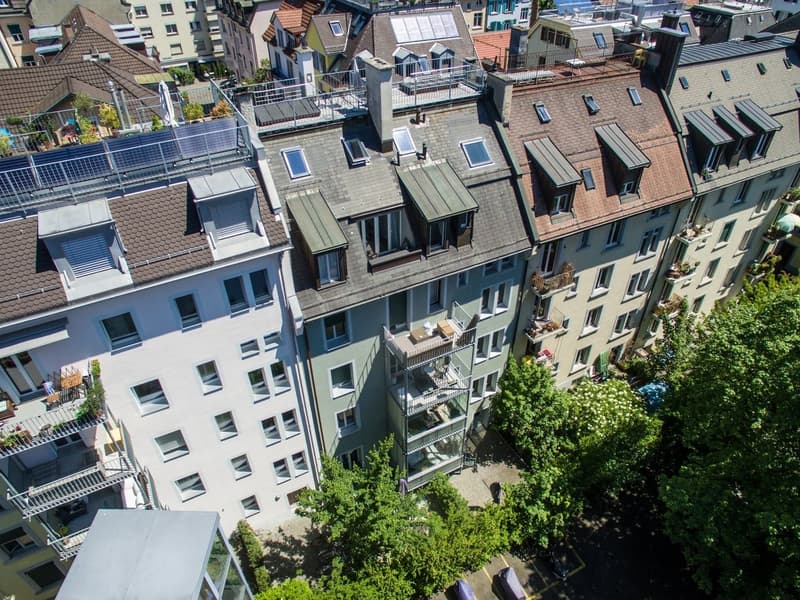 Wohnung mit Dachterrasse in stilvoll renoviertem Altbau (1)