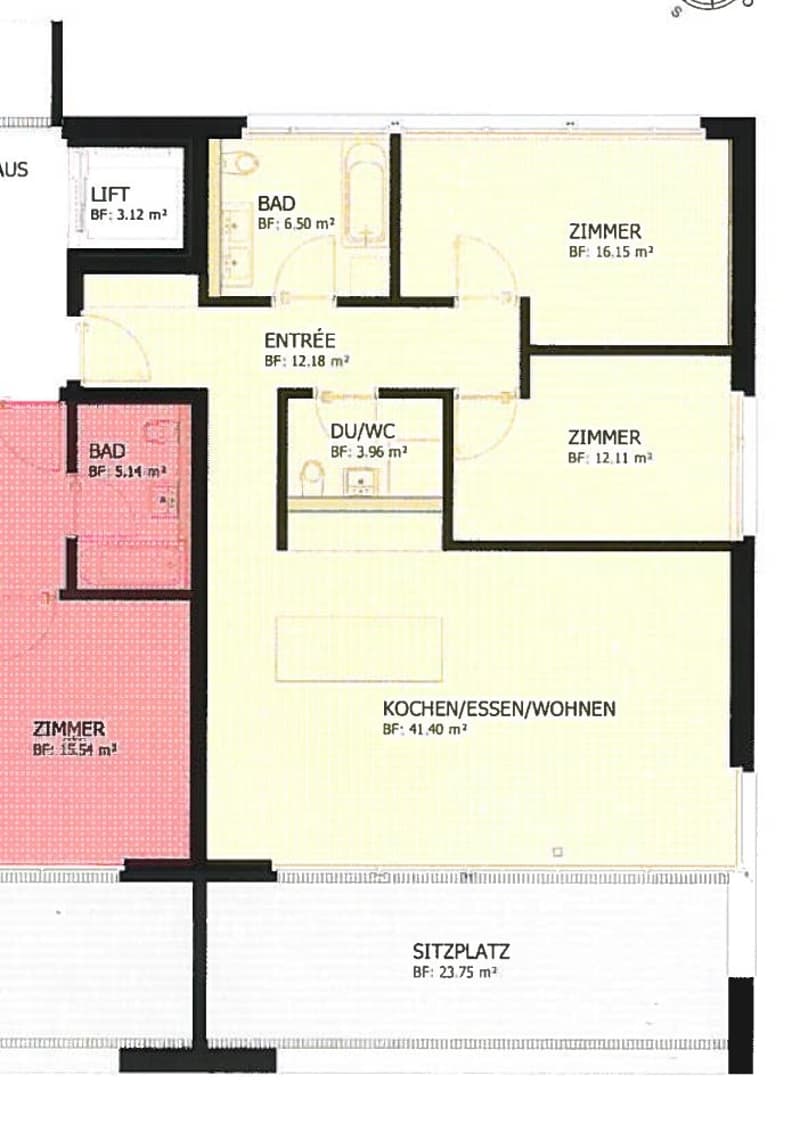 Grundrissplan