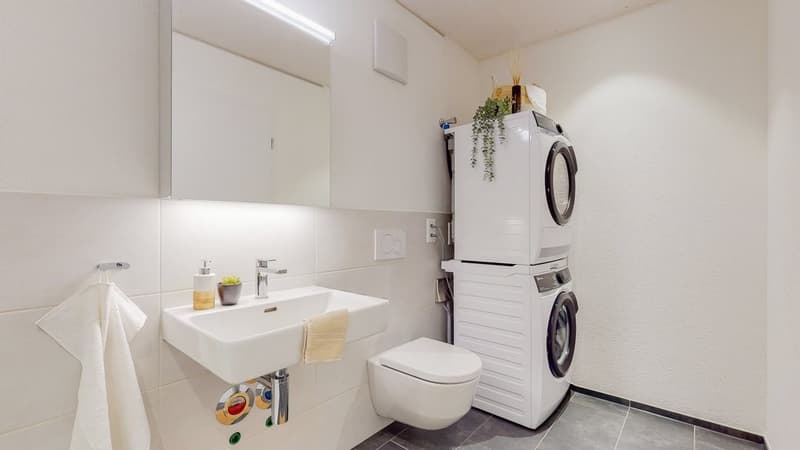 Badezimmer + Waschturm