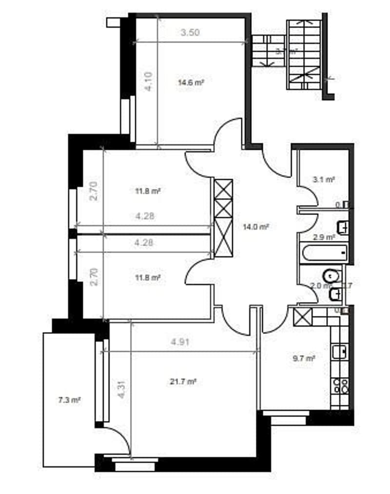 Grundrissplan