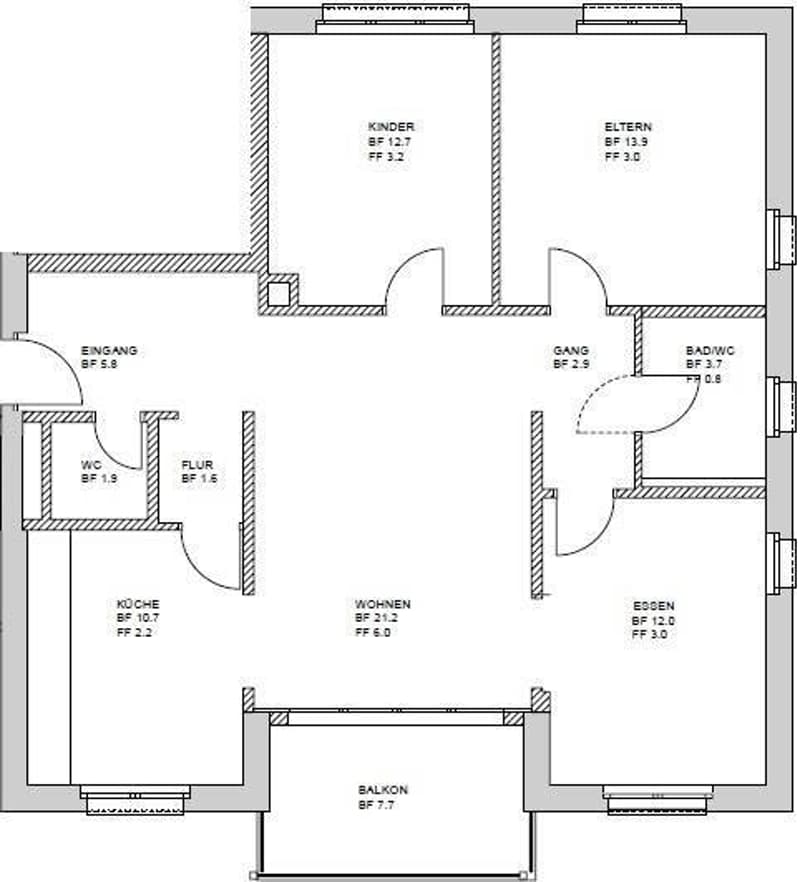 Grundrissplan