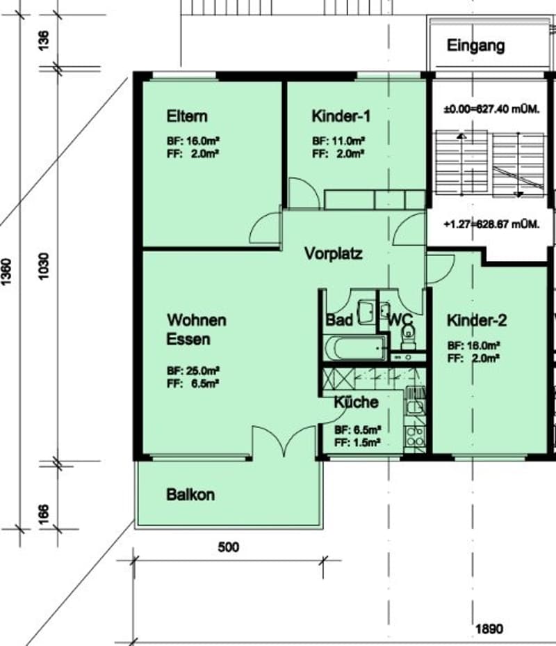Grundrissplan