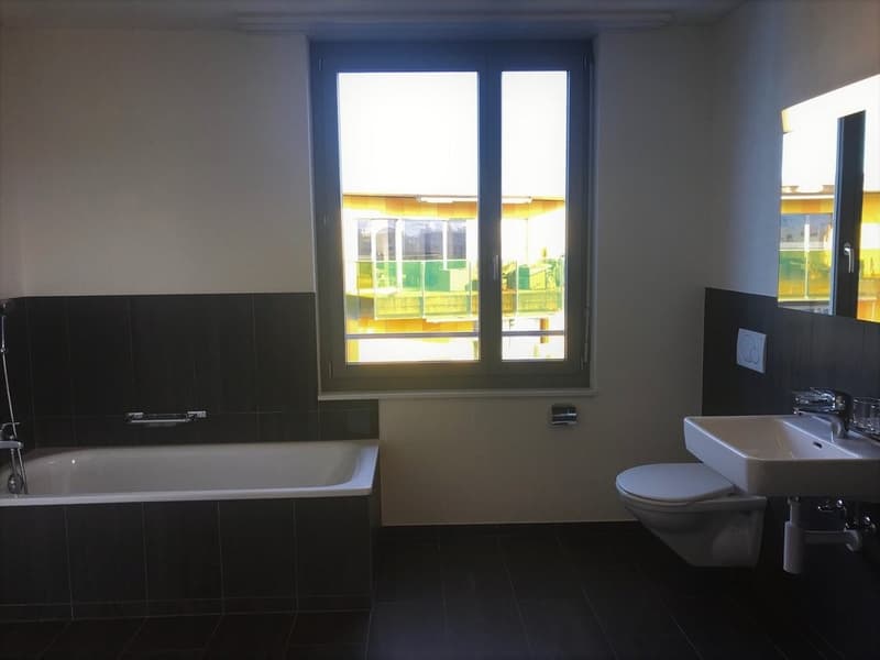 Badezimmer mit Badewanne