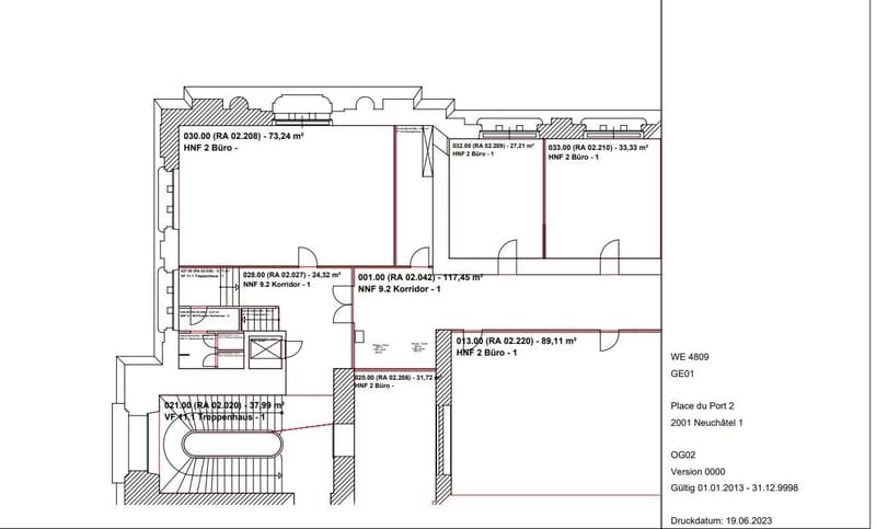 Bureau lumineux de 73 m² au centre-ville de Neuchâtel - Idéal pour activité administrative (4)