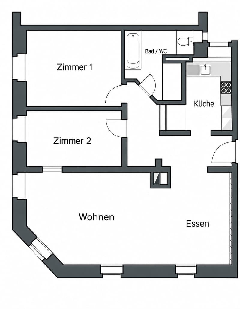 Grundrissplan
